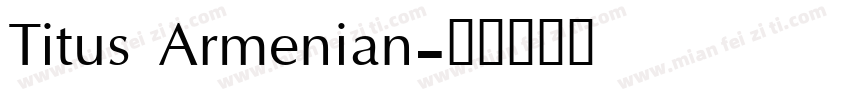 Titus Armenian字体转换
